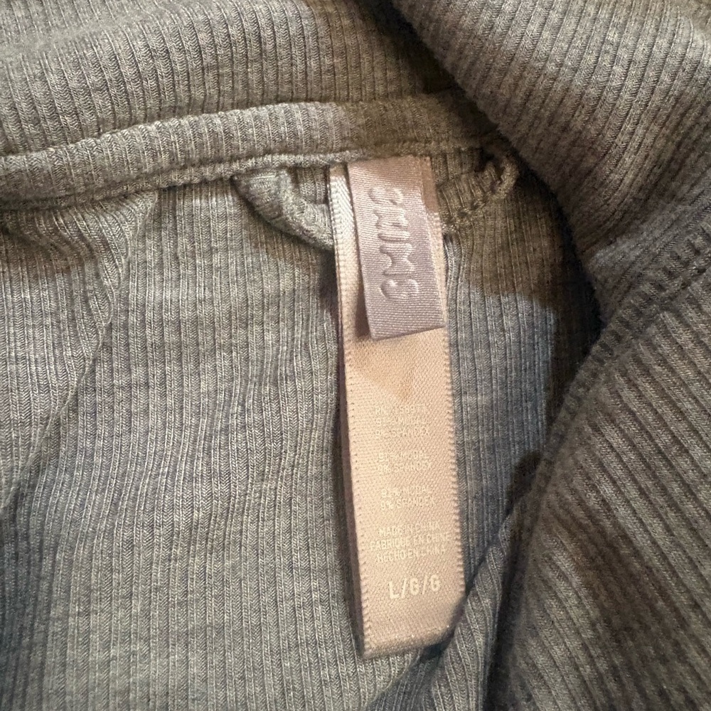 SKIMS Gray Ribbed Intimates - Picture 3 of 4